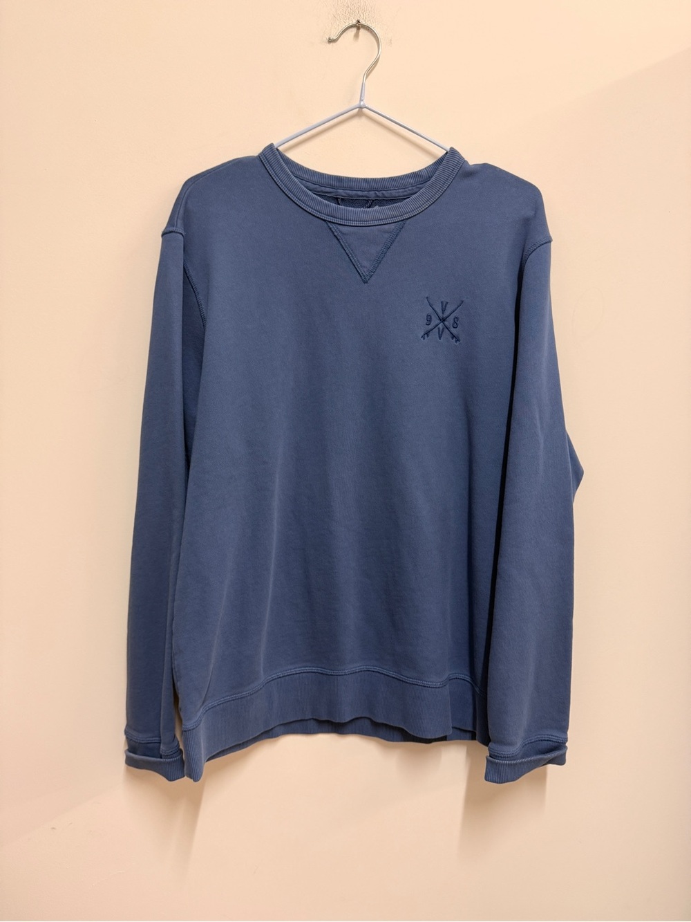 Vineyard Vines Men's Slate Blue Crewneck Pullover
